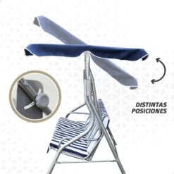 Balancín Para Jardín Azul Y Blanco C/toldo Inclinable 3 Plazas Aktive 12 Balancín Para Jardín Azul Y Blanco C/toldo Inclinable 3 Plazas Aktive -OUTSUNNY TIENDA 571dd0f83f2e175bf584f6afd641707eee7ca5ab b6e939bad8394e7ca376315cc365b252