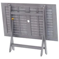 Juego De Comedor De Jardín 7 Pzas Madera Maciza De Acacia Gris VidaXL -OUTSUNNY TIENDA 57a65023b9f486e3fb58194fd11e91ccba130740 a4ce9ddcb9bb4b6ab11ce8653e9934c1