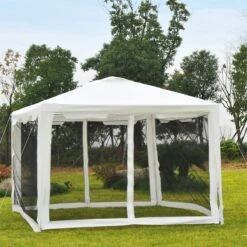 Outsunny Carpa 4x3 M Cenador De Jardín Con Mosquiteras Laterales Doble Techo Y Puertas Con Cremallera Para Exterior Blanco Y Negro 16 Outsunny Carpa 4x3 M Cenador De Jardín Con Mosquiteras Laterales Doble Techo Y Puertas Con Cremallera Para Exterior Blanco Y Negro -OUTSUNNY TIENDA 58fdfce05994266bbec730836cda579f39dee1b9 33a51432e8164009a171239319c17cb7
