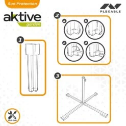 Pie Plegable Para Sombrilla 25/32 Mm Aktive Garden -OUTSUNNY TIENDA 59bac6016b34ce9720e0000e40fc8266c5387da9 f65869eafada457c83675fd1ef01ddbd
