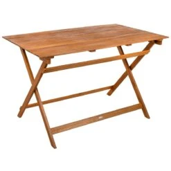 Mesa Jardín Rectangular Acacia 6 Comensales Aktive