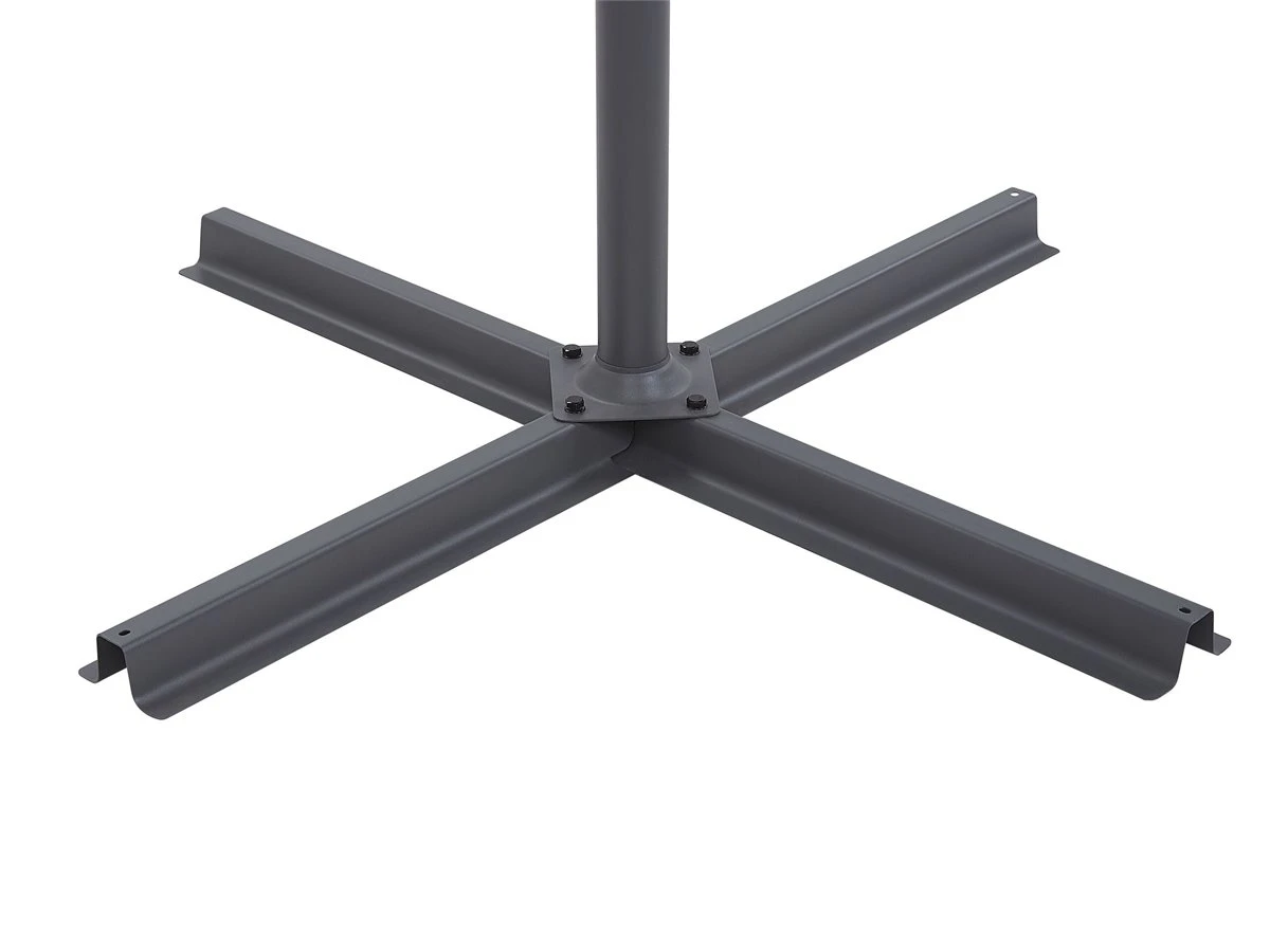 Sombrilla Voladiza LED De Poliéster Gris Grafito 315 Cm CORVAL 13 Sombrilla Voladiza LED De Poliéster Gris Grafito 315 Cm CORVAL - Imagen 11