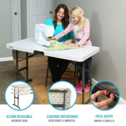 Mesa Plegable Ajustable En Altura LIFETIME 122 X 61 X 61-86 Cm 11 Mesa Plegable Ajustable En Altura LIFETIME 122 X 61 X 61-86 Cm -OUTSUNNY TIENDA 5c4b80e5c65bff0627f352a1dec5d6a823fda2ab f9edf8ef83e14c60bbe42b68727dfdf9