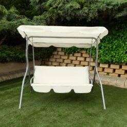 Balancín Para Jardín Marfil C/toldo Inclinable 3 Plazas Aktive 13 Balancín Para Jardín Marfil C/toldo Inclinable 3 Plazas Aktive -OUTSUNNY TIENDA 5ce5c1c2ad153ed0d889168b6983d89a9fe2b33e a879554afcf44887ad616a25d1bcc675