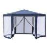 Outsunny Carpa Gazebo Tipo Cenador Hexagonal Con Mosquitera Para Jardín Y Terraza Ø1,97 M Material De Poliéster Repelente Al Agua (Azul) 1 Outsunny Carpa Gazebo Tipo Cenador Hexagonal Con Mosquitera Para Jardín Y Terraza Ø1,97 M Material De Poliéster Repelente Al Agua (Azul) -OUTSUNNY TIENDA 5dd293fec91ead31d1d103d24effa8d99ae2f2ca d21b3a806c40441e88c0da5e2bb27990