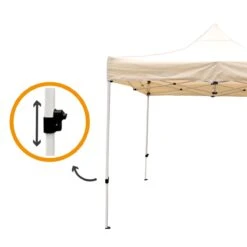 Cenador Plegable Y Ajustable En Altura 300x300 Cm Crema Aktive -OUTSUNNY TIENDA 5e294a71c1ce02216c4ab2a4d89d5dcf13ad82cb 17f626511fa44639bbe65a8232be5524