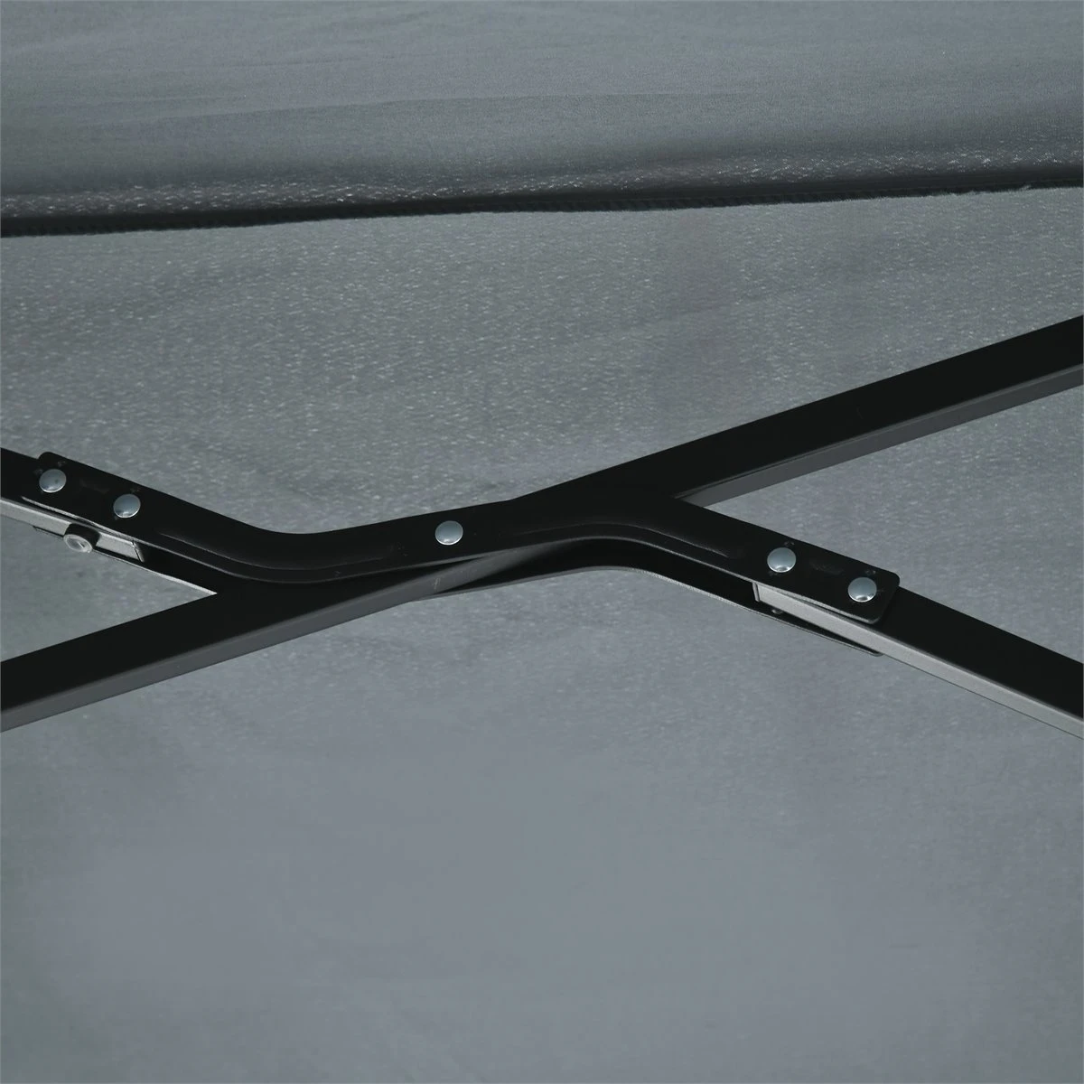 Outsunny Sombrilla De Pared De Jardín 200x190x240 Cm Parasol Con Manivela Poste De Acero Y Base Cruzada Protección Solar Para Terraza Balcón Exterior Gris 10 Outsunny Sombrilla De Pared De Jardín 200x190x240 Cm Parasol Con Manivela Poste De Acero Y Base Cruzada Protección Solar Para Terraza Balcón Exterior Gris - Imagen 8