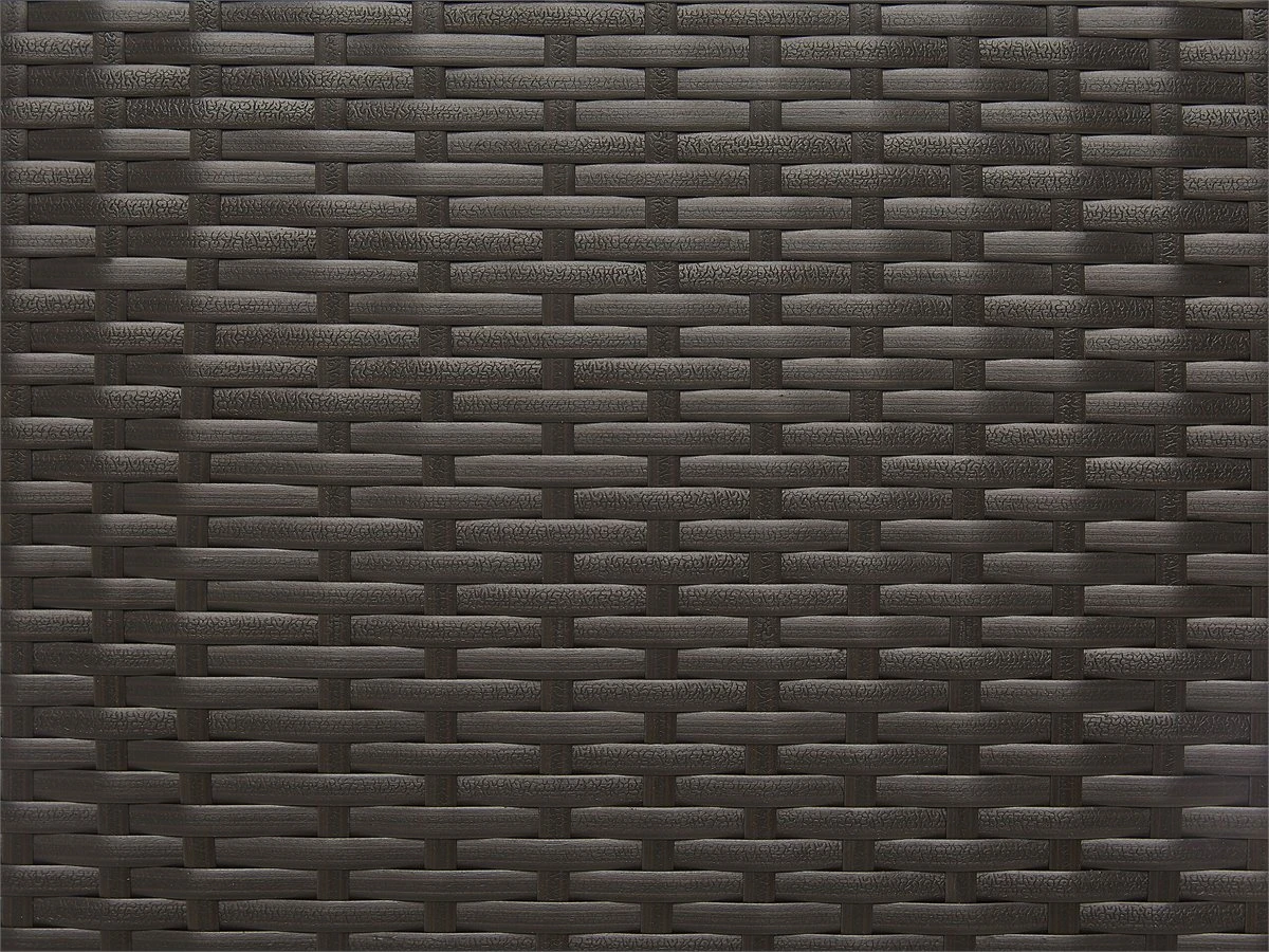 Arcón De Ratán Marrón Oscuro/negro 155 X 75 Cm MODENA 11 Arcón De Ratán Marrón Oscuro/negro 155 X 75 Cm MODENA - Imagen 9