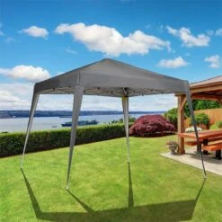 Outsunny Carpa Plegable 2,4x2,4m Cenador De Jardín Diseño Pop Up De Acero Y Cubierta De Tela Oxford Gris 21 Outsunny Carpa Plegable 2,4x2,4m Cenador De Jardín Diseño Pop Up De Acero Y Cubierta De Tela Oxford Gris -OUTSUNNY TIENDA 5f74eff430afeccb1a91af598bc7badc52540a6c 53dffadff5324117aedff45175b02003