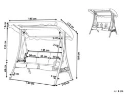 Columpio De Jardín De 3 Plazas En Beige GARBO 16 Columpio De Jardín De 3 Plazas En Beige GARBO -OUTSUNNY TIENDA 61a717797811109202caaf5df422f5cf7cf3284d 3b036e3e3887443ba6784025847f2926
