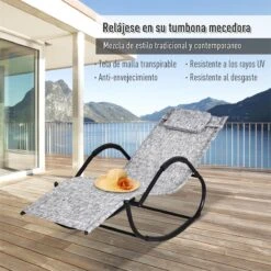 Outsunny Mecedora Para Exterior Tumbona Con Reposabrazos Y Función Balancín Para Terraza 160x61x79 Cm Gris 13 Outsunny Mecedora Para Exterior Tumbona Con Reposabrazos Y Función Balancín Para Terraza 160x61x79 Cm Gris -OUTSUNNY TIENDA 627f7e133ec6605c37cf51b2e55ec79f6daaf146 f417edae8e0f40bbbcd98e9c5cae6ce4