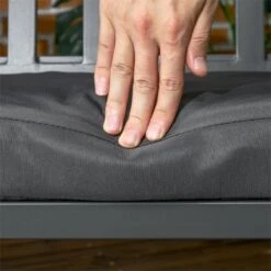 Outsunny Columpio De Jardín De 3 Plazas Silla Balancín Con Toldo Inclinable Cojín Extraíble Y Marco De Acero Para Terraza Piscina Patio Carga 360 Kg 210x128x184 Cm Gris Oscuro 18 Outsunny Columpio De Jardín De 3 Plazas Silla Balancín Con Toldo Inclinable Cojín Extraíble Y Marco De Acero Para Terraza Piscina Patio Carga 360 Kg 210x128x184 Cm Gris Oscuro -OUTSUNNY TIENDA 62e45f18a9684c931c4c586e2591c5d48df50983 5cc719a0ff434324aaf1ab4e4e1a84c5