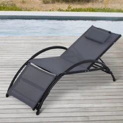 Outsunny Tumbona De Jardín Aluminio Reclinable Con Respaldo Ajustable De 5 Niveles Reposapiés Regulable Y Reposacabezas Extraíble Para Terraza Balcón Exterior 66x152x81 Cm Gris 19 Outsunny Tumbona De Jardín Aluminio Reclinable Con Respaldo Ajustable De 5 Niveles Reposapiés Regulable Y Reposacabezas Extraíble Para Terraza Balcón Exterior 66x152x81 Cm Gris -OUTSUNNY TIENDA 6460750625e9396d4f66678dcae6ef637c007862 16c2770a7d424e5293bbd25aa0184728