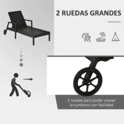 Outsunny Conjunto De 2 Tumbonas De Ratán De Jardín Con Cojines Acolchados Respaldo Ajustable En 5 Posiciones 2 Ruedas Y Tela Extraíble Lavable 67x196x51 Cm Negro 14 Outsunny Conjunto De 2 Tumbonas De Ratán De Jardín Con Cojines Acolchados Respaldo Ajustable En 5 Posiciones 2 Ruedas Y Tela Extraíble Lavable 67x196x51 Cm Negro -OUTSUNNY TIENDA 654a56d50547b21593ec502af2b71644b74e8cc9 305f041662b24b8daf05b8f960717fdc