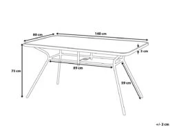 Mesa De Jardín En Acero Negro 140x80 Cm LIVO -OUTSUNNY TIENDA 662fc68f74653aa73a0d578a9d737e2953061819 e537a95dcb1b4268a4bb4c9ae4e7720d