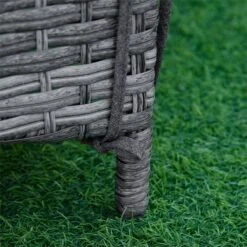 Outsunny Tumbona De Ratán De Jardín Chaise Longue Con Respaldo Ajustable En 4 Posiciones Cojines Acolchados Y Desenfundables Para Terraza Patio Exterior 192x62,5x58-95 Cm Gris -OUTSUNNY TIENDA 67f0a4175772eb4bbeb2a99b9a51bd062487eee5 4280e2f01bd8403a88d99c8c294716e6