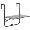Outsunny Mesa Colgante Para Balcón Mesa De Pared De Acero Con Altura Ajustable En 4 Posiciones Carga Máx. 15 Kg Para Terraza Jardín 60x60,5x56-71 Cm Negro 2 Outsunny Mesa Colgante Para Balcón Mesa De Pared De Acero Con Altura Ajustable En 4 Posiciones Carga Máx. 15 Kg Para Terraza Jardín 60x60,5x56-71 Cm Negro -OUTSUNNY TIENDA 6903bc1064e652394c75e040a14d07eaf8c0d278 3e129d2f3ab54886aadef59d6ed10d73