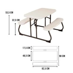 Mesa Plegable Picnic Ultrarresistente Infantil LIFETIME 82,5 X 90 X 53,5 Cm UV100 15 Mesa Plegable Picnic Ultrarresistente Infantil LIFETIME 82,5 X 90 X 53,5 Cm UV100 -OUTSUNNY TIENDA 691cca489809acad61728dbf1baa4d41628cf35f 480cf28a17944d2ebbe6015003c584bb