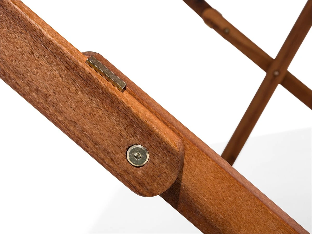 Mesa De Jardín De Madera De Acacia Oscura 140 X 75 Cm CENTO 14 Mesa De Jardín De Madera De Acacia Oscura 140 X 75 Cm CENTO - Imagen 12