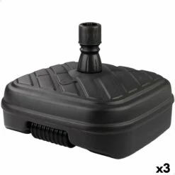 Base Para Sombrilla Aktive 56 X 40 X 56 Cm Antracita Plástico (3 Unidades)