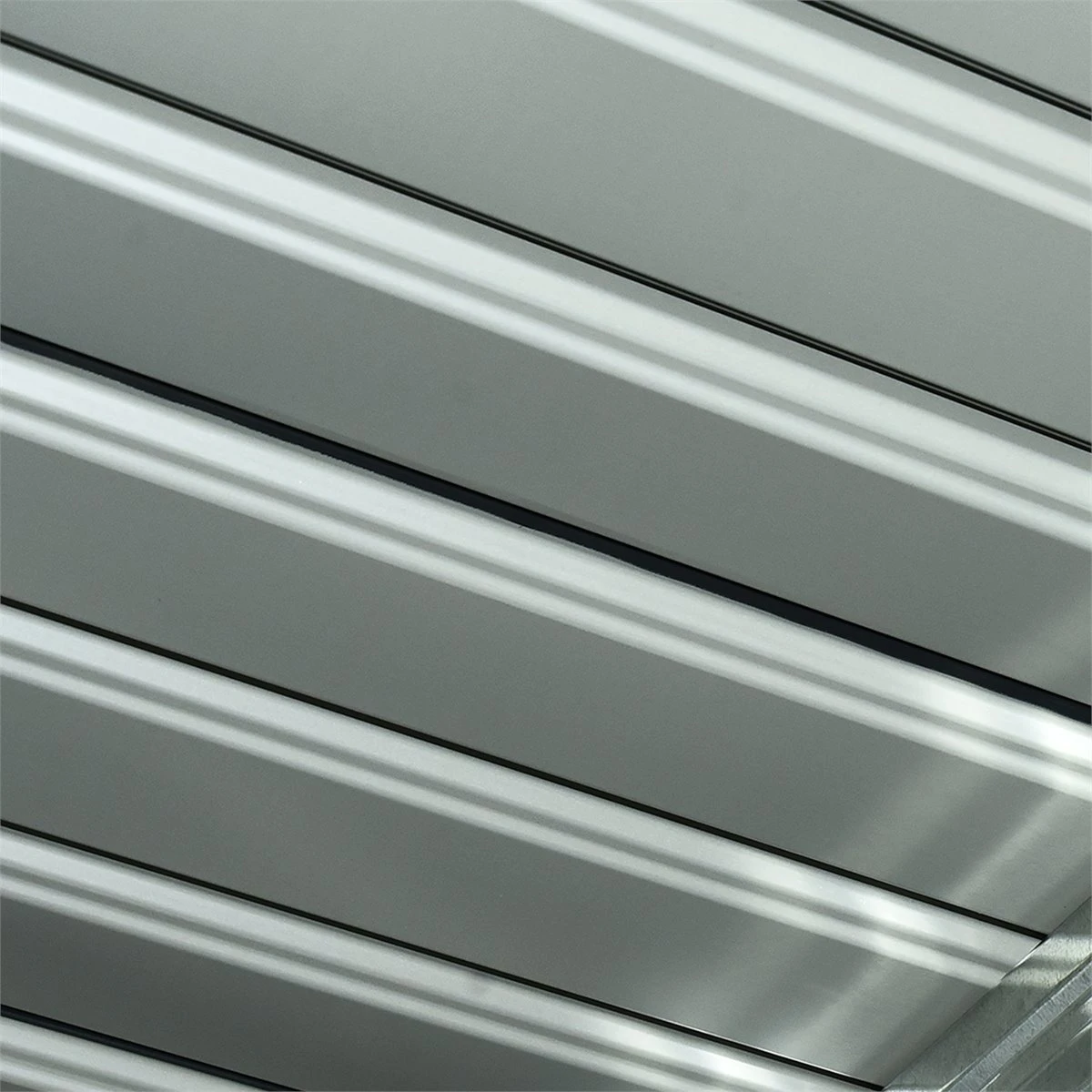 Outsunny Cobertizo De Jardín 280x130x172 Cm Base De 3,1 M² Caseta De Exterior Metálica Para Almacenamiento De Herramientas Con 2 Puertas Correderas Y 2 Orificios De Ventilación Gris Oscuro 11 Outsunny Cobertizo De Jardín 280x130x172 Cm Base De 3,1 M² Caseta De Exterior Metálica Para Almacenamiento De Herramientas Con 2 Puertas Correderas Y 2 Orificios De Ventilación Gris Oscuro - Imagen 9