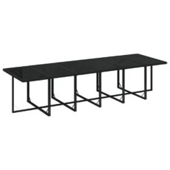 Set Comedor De Jardín 17 Pzas Con Cojines Ratán Sintético Negro VidaXL -OUTSUNNY TIENDA 76b8428398dde351adc1567676b460322d7fa64a 724af776354644629b58f29d0a3df81d