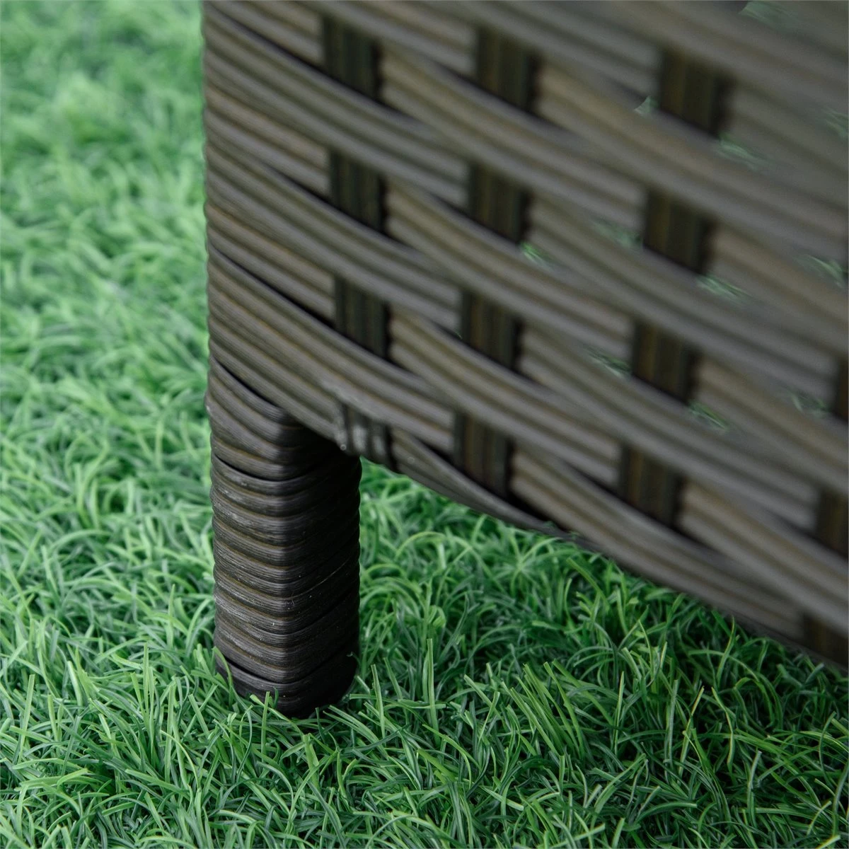 Outsunny Set De 2 Tumbonas De Ratán De Jardín Chaise Longue Con Respaldo Ajustable En 4 Posiciones Cojines Acolchados Y Desenfundables Para Terraza Patio Exterior 192x62,5x58-95 Cm Marrón Y Beige 10 Outsunny Set De 2 Tumbonas De Ratán De Jardín Chaise Longue Con Respaldo Ajustable En 4 Posiciones Cojines Acolchados Y Desenfundables Para Terraza Patio Exterior 192x62,5x58-95 Cm Marrón Y Beige - Imagen 8