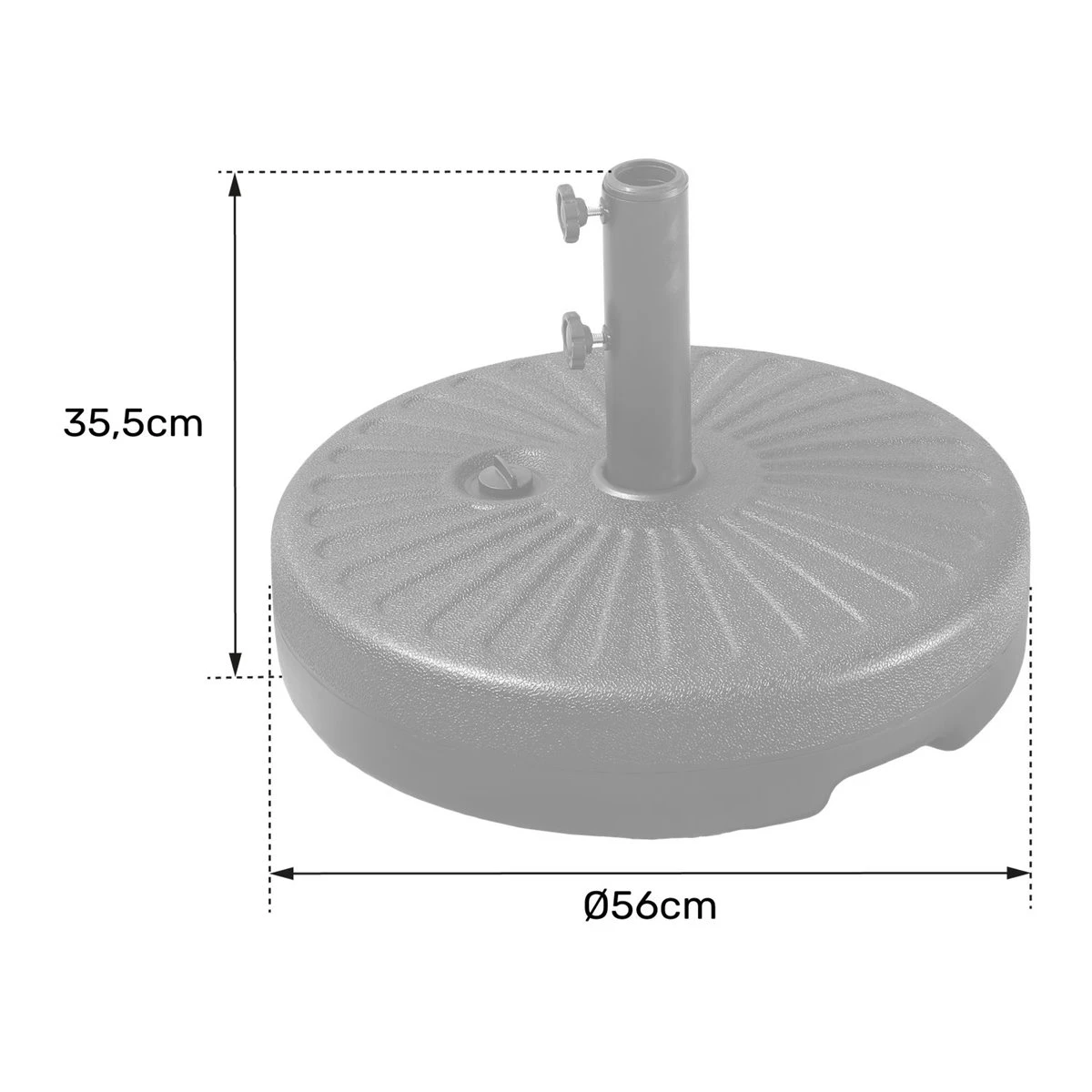 Parasol Recto BREST 4 Parasol Recto BREST - Imagen 2