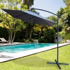 Parasol Excéntrico Banana 300 Cm Gris Mástil Aluminio Aktive Garden -OUTSUNNY TIENDA 7ab08057bf6d30cab0e5a9afc1e9ea2f371f87f7 c7cc113c2d0546498005e8da62c7d299