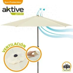 Parasol Hexagonal 300 Cm Color Crema Mástil Aluminio Aktive Garden 11 Parasol Hexagonal 300 Cm Color Crema Mástil Aluminio Aktive Garden -OUTSUNNY TIENDA 7ab599faf862d761655705884b5e9384e3df58ae 3a4056ba91054bcaa2546e45ab3c08af
