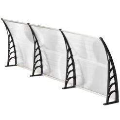 Outsunny Tejadillo De Protección Contra Sol Y Lluvia Para Puertas Ventanas Marquesina De Techo Diseño Moderno Aleación De Aluminio Duradero 90x295x23,5 Cm Transparente 23 Outsunny Tejadillo De Protección Contra Sol Y Lluvia Para Puertas Ventanas Marquesina De Techo Diseño Moderno Aleación De Aluminio Duradero 90x295x23,5 Cm Transparente -OUTSUNNY TIENDA 7b410f274c825e64aa5f1f5c6f51ef4dc6d17b13 f6ee44534e9f42a3b6fe4aeba2a952ae