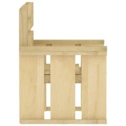 Juego De Comedor De Jardín 5 Piezas Madera De Pino Impregnada VidaXL -OUTSUNNY TIENDA 7b59ce9703f4ff8ae23445503ed2b7b2de7d4529 08785dec4e604439869a82ab155129bf