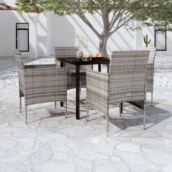Juego De Comedor Para Jardín 5 Piezas Con Cojines Gris Y Negro VidaXL 10 Juego De Comedor Para Jardín 5 Piezas Con Cojines Gris Y Negro VidaXL -OUTSUNNY TIENDA 7e45308eff712014408889f87f460864dc2d7906 fefa53db5e1b4dcdb63977ad7153e189