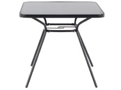 Mesa De Exterior En Acero Negro 80x80 Cm LIVO -OUTSUNNY TIENDA 7e5aef06520b4e628fc51e0ac9e239a9bb6e5c7c 2a409a8f52f841c98cfa88a5a4e99b6e
