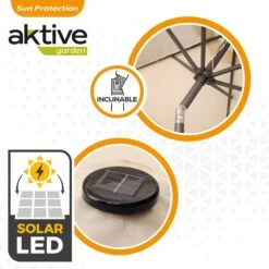 Sombrilla Para Jardín Hexagonal 18 Luces LED Inclinable Aktive 13 Sombrilla Para Jardín Hexagonal 18 Luces LED Inclinable Aktive -OUTSUNNY TIENDA 7ee91748a1f1a330f2b2029ad419d21d2d922012 be8210e2386642ad8acaf6817b5daa2c