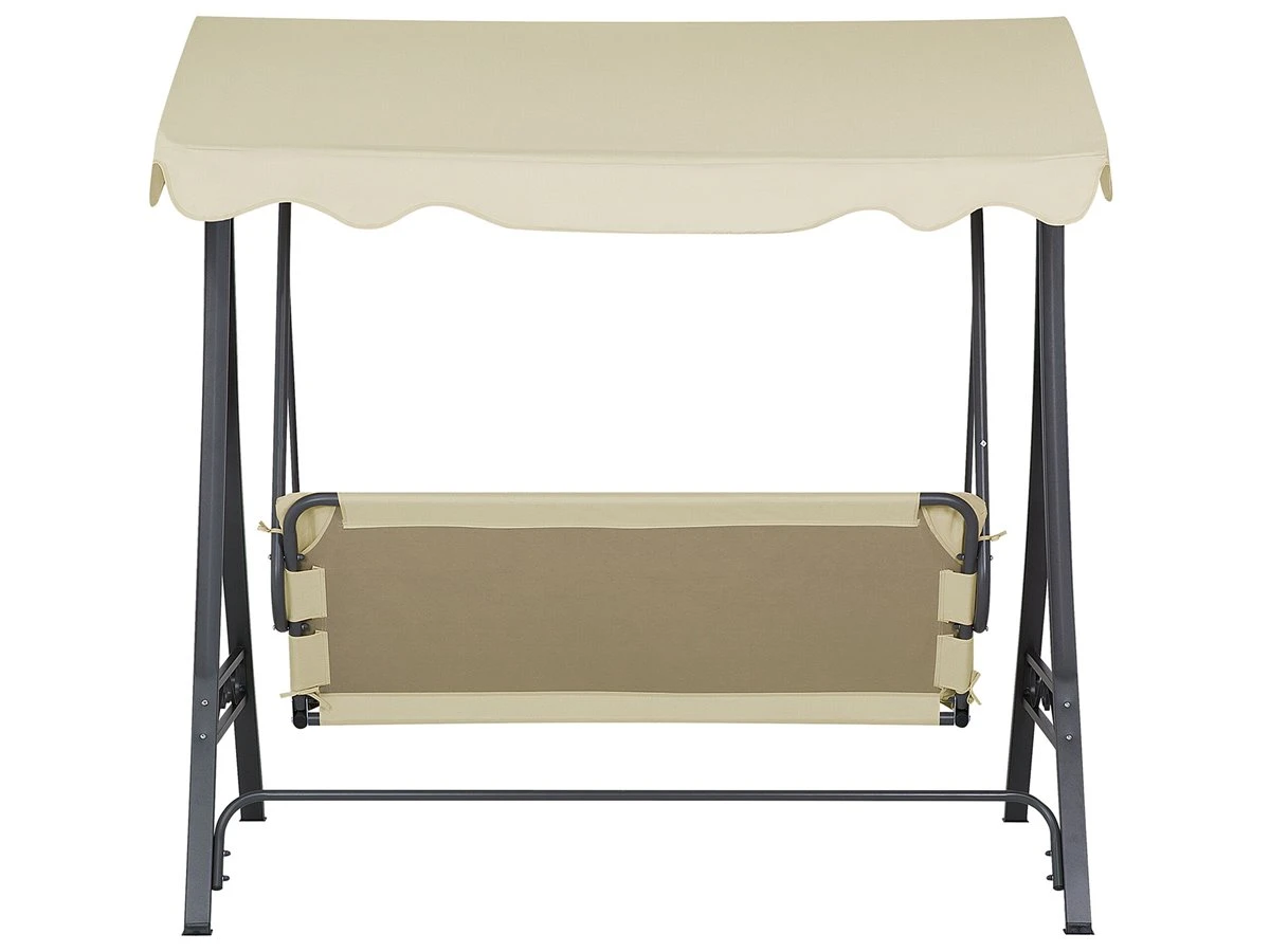 Columpio De Jardín De 3 Plazas En Beige GARBO 10 Columpio De Jardín De 3 Plazas En Beige GARBO - Imagen 8