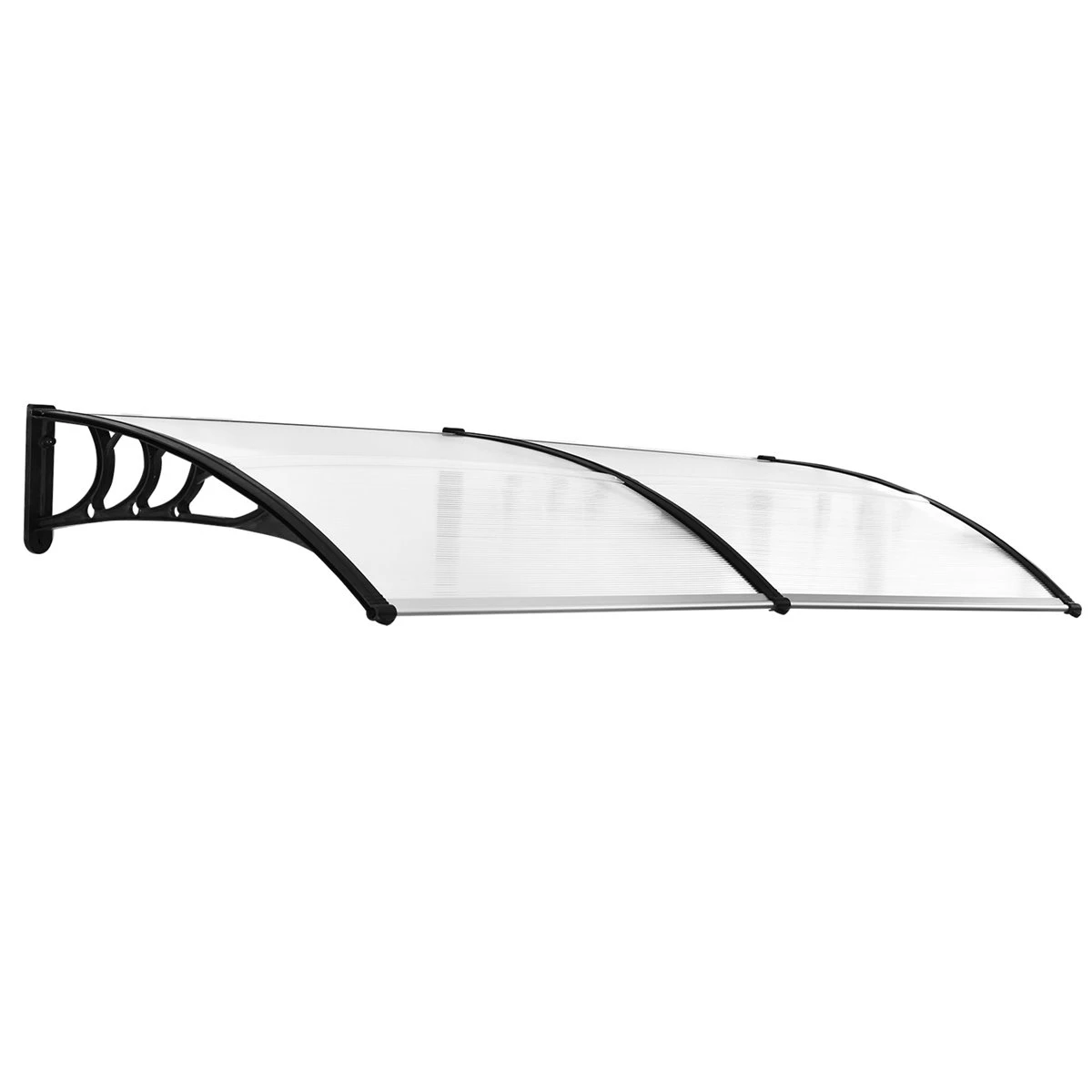 Outsunny Tejadillo De Protección 195x75 Cm Marquesina Para Puertas Y Ventanas Contra Sol Y Lluvia Con Paneles De Policarbonato Barras De Aleación De Aluminio Transparente 3 Outsunny Tejadillo De Protección 195x75 Cm Marquesina Para Puertas Y Ventanas Contra Sol Y Lluvia Con Paneles De Policarbonato Barras De Aleación De Aluminio Transparente