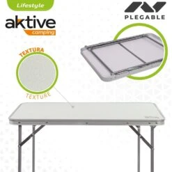 Mesa Plegable Camping Aktive Blanca -OUTSUNNY TIENDA 864a77d53552c42e533e44b48136ce71325b3f37 9fefb7f5145047d3a93f235c61a9fe20