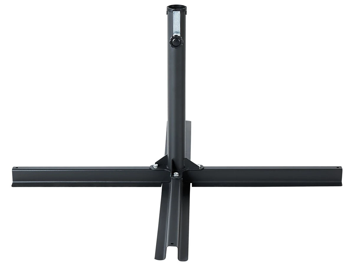 Base Para Sombrilla De Metal Negro 100 Cm VICCHIO 4 Base Para Sombrilla De Metal Negro 100 Cm VICCHIO - Imagen 2