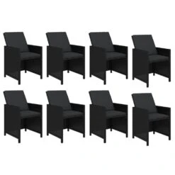 Set De Comedor Jardín 9 Pzas Con Cojines Ratán Sintético Negro VidaXL 11 Set De Comedor Jardín 9 Pzas Con Cojines Ratán Sintético Negro VidaXL -OUTSUNNY TIENDA 8aa835c5eed30888d28749b31996306a6fd35ca2 50fa1b59837b456392d38ad7271de25e