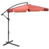Outsunny Sombrilla De Jardín Ø265 Cm Parasol Excéntrico Con Techo Inclinable Manivela 8 Costillas De Metal Y Base Cruzada Protección Solar Para Terraza Balcón Exterior Rojo Vino -OUTSUNNY TIENDA 8c15a89de04ea33af8ca22bea605e965398ad113 eb5d7ec177324f3f8dbb653fa1d6c5c5