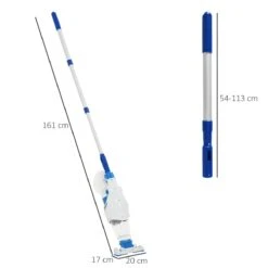 Outsunny Aspirador Limpiafondos Para Piscina Manual Eléctrico Autonomía 45 Minutos Con Poste Telescópico 54-113 Cm Cepillo Y Bolsa De Malla Para Estanques Spas 161x20x17 Cm Blanco 13 Outsunny Aspirador Limpiafondos Para Piscina Manual Eléctrico Autonomía 45 Minutos Con Poste Telescópico 54-113 Cm Cepillo Y Bolsa De Malla Para Estanques Spas 161x20x17 Cm Blanco -OUTSUNNY TIENDA 8cc50564c235e5d4e58f59901075811f2fe524ad 0ded633ef0ed49e6b88f359f48e458f6