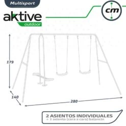 Columpio Doble Con Balancín Aktive Sports 14 Columpio Doble Con Balancín Aktive Sports -OUTSUNNY TIENDA 8ecee6592d99504be39679920f7989ae885dc0ed 506e1b84eea648dea8fea0d3ea4c9547