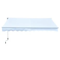 Outsunny Toldo Manual Plegable De Aluminio Ángulo Ajustable Con Manivela Para Exterior Balcón Jardín Terraza 3x2,5m Blanco 21 Outsunny Toldo Manual Plegable De Aluminio Ángulo Ajustable Con Manivela Para Exterior Balcón Jardín Terraza 3x2,5m Blanco -OUTSUNNY TIENDA 8edc0d6bf384578fdf735771c75a96a99bcc25e6 1d0c334ecd054b4f9ef4e3156355d9fe