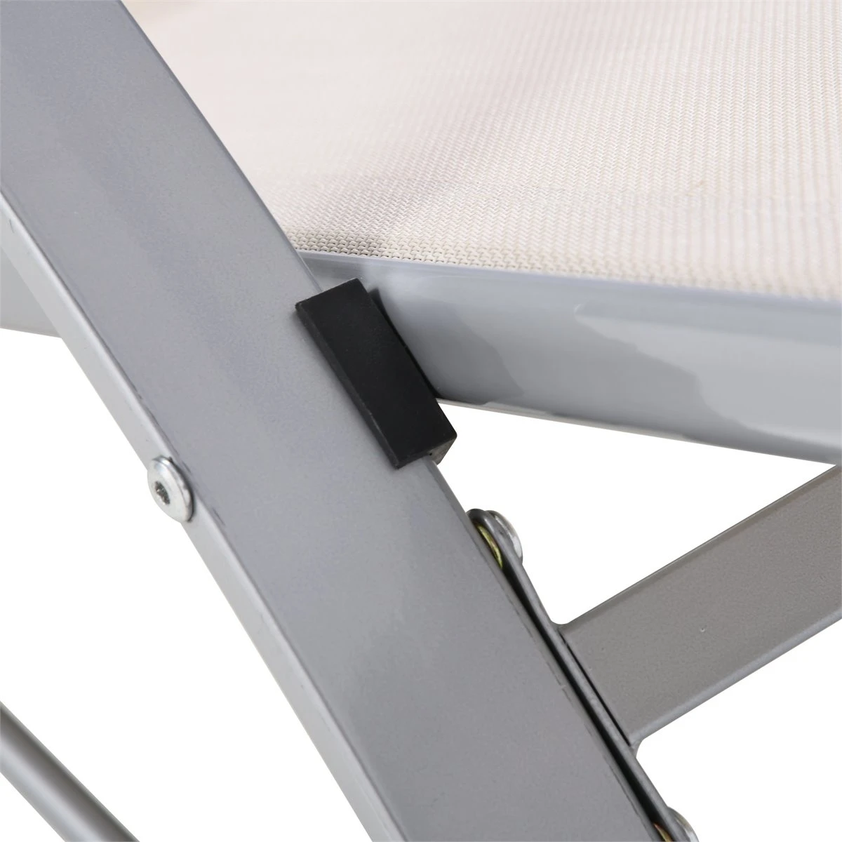 Outsunny 2 Tumbonas De Jardín 59x169x66 Cm Con Mesa De Café 41x41x45 Cm De Vidrio Templado Reposabrazos Para Patio Piscina Terraza Aire Libre Beige 8 Outsunny 2 Tumbonas De Jardín 59x169x66 Cm Con Mesa De Café 41x41x45 Cm De Vidrio Templado Reposabrazos Para Patio Piscina Terraza Aire Libre Beige - Imagen 6