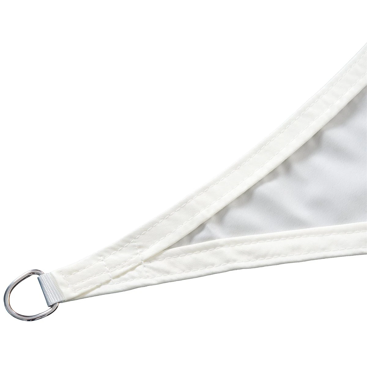 Outsunny Toldo Vela Color Crema Sombrilla Parasol Triangulo Tela De Poliéster Jardin Playa Camping Sombra (varios Colores Y Medidas), Medida 5x5x5 Metros, Color Crema 6 Outsunny Toldo Vela Color Crema Sombrilla Parasol Triangulo Tela De Poliéster Jardin Playa Camping Sombra (varios Colores Y Medidas), Medida 5x5x5 Metros, Color Crema - Imagen 5