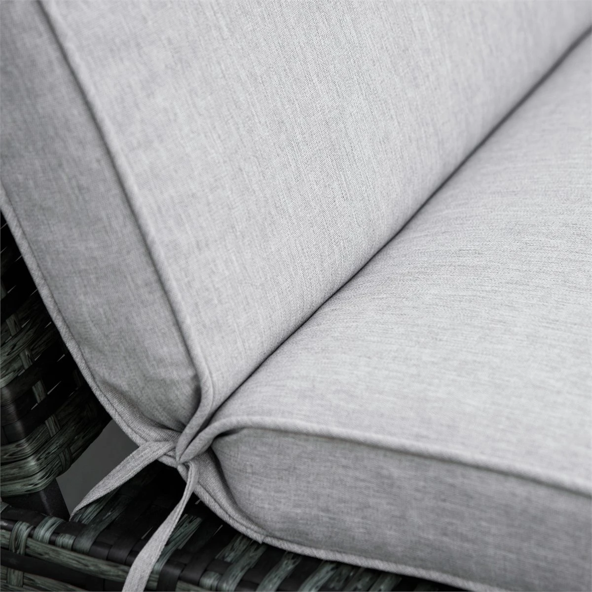 Outsunny Conjunto De 2 Cojines Para Tumbona De Exterior 183x55x7 Cm Desenfundables Lavables Y Acolchados Almohadillas De Algodón Para Sillas De Jardín Terraza Balcón Gris 8 Outsunny Conjunto De 2 Cojines Para Tumbona De Exterior 183x55x7 Cm Desenfundables Lavables Y Acolchados Almohadillas De Algodón Para Sillas De Jardín Terraza Balcón Gris - Imagen 6