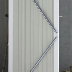 Outsunny Caseta De Jardín 1,07 M² 142x84x189 Cm Cobertizo Exterior De Acero Galvanizado Con Puerta Cerradura Y Orificios De Drenaje Para Almacenamiento De Herramientas Verde -OUTSUNNY TIENDA 939311d64ee0c950f7036511b5a3cd4c95e5a8a7 612e3a9a2d1b4a8f9779b9cb40569685