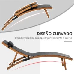 Outsunny Tumbona De Jardín Tipo Hamaca Con Altura De Respaldo Ajustable Reposacabeza Extraíble Y Marco De Madera Ergonómico Para Terraza Playa Exterior 180x56x72 Cm Negro 15 Outsunny Tumbona De Jardín Tipo Hamaca Con Altura De Respaldo Ajustable Reposacabeza Extraíble Y Marco De Madera Ergonómico Para Terraza Playa Exterior 180x56x72 Cm Negro -OUTSUNNY TIENDA 93e1ed8d955c14d61768a6e64312d1fed44824e5 dcd1388f923048679be110890dfb3b43