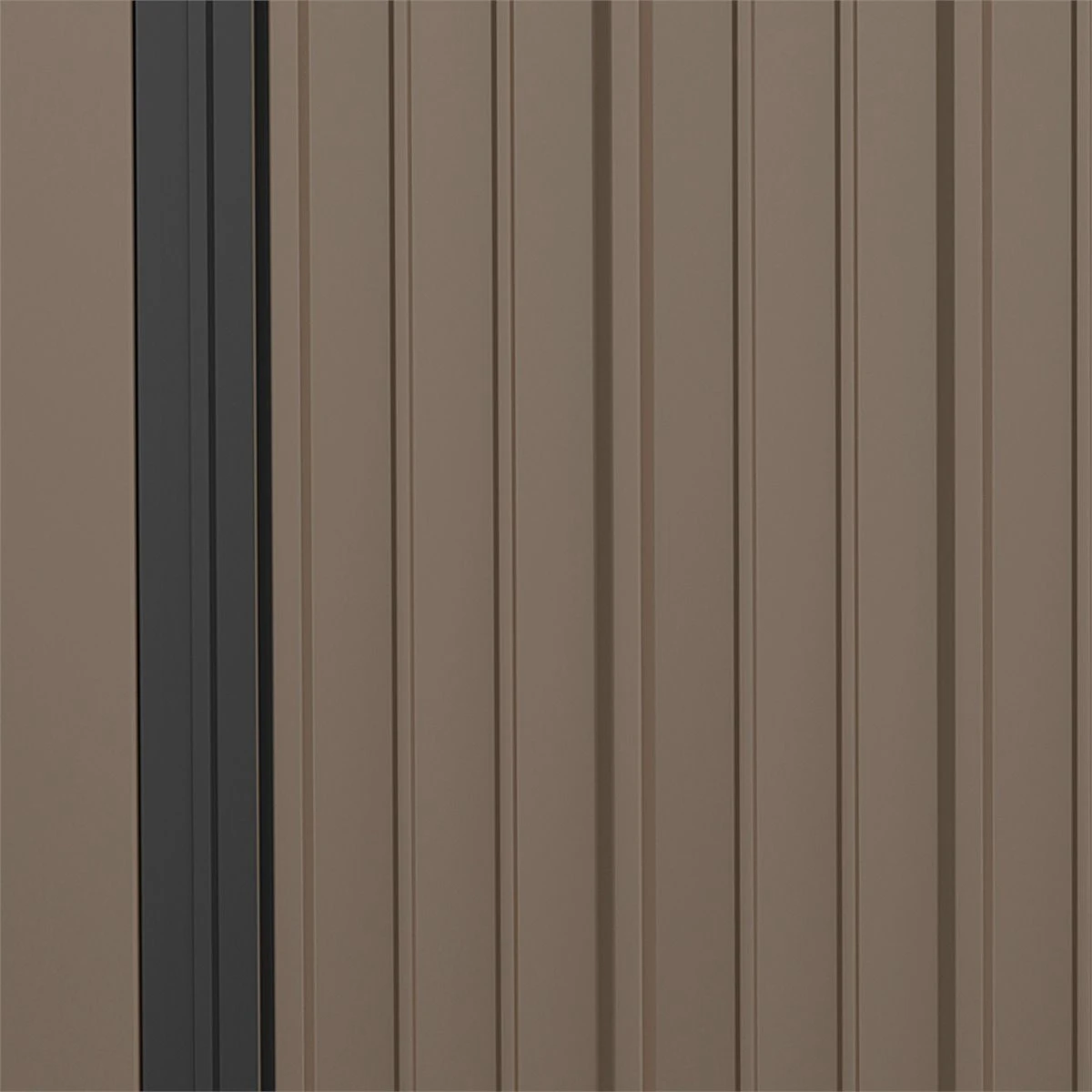 Outsunny Caseta De Jardín 1,34 M² 161,5x94,5x196 Cm Cobertizo Exterior De Acero Galvanizado Con Puerta Y Cerradura Para Almacenamiento De Herramientas Marrón 11 Outsunny Caseta De Jardín 1,34 M² 161,5x94,5x196 Cm Cobertizo Exterior De Acero Galvanizado Con Puerta Y Cerradura Para Almacenamiento De Herramientas Marrón - Imagen 9